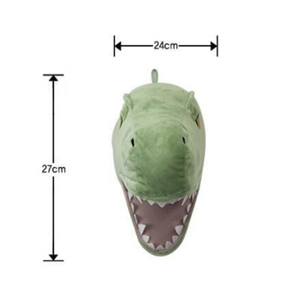 green-dinosaur-head-wall-decoration-pendant-3d-filler-plush-tyrannosaurus-rex-gifts-great-and-cute-gift-to-children-and-friends