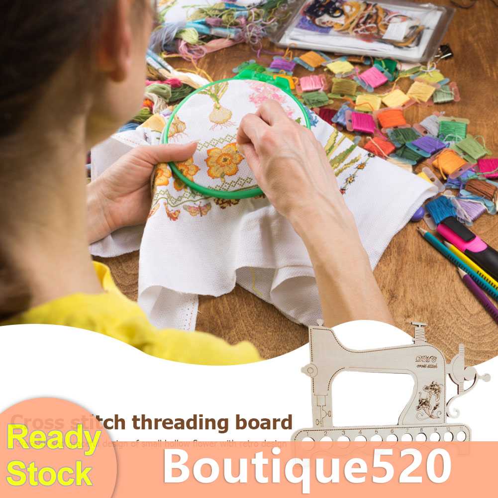 แผ่นบอร์ดไม้-สําหรับจัดเก็บด้ายปักครอสสติตช์-boutique520-th