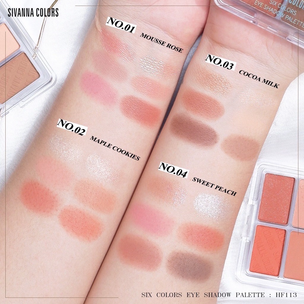 อายแชโดว์-พาเลทท์-sivanna-six-colors-eye-shadow-palette