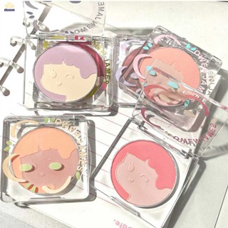 Owen James สาวบลัชออน แผ่นอายแชโดว์สีทูโทน อายแชโดว์พาเลตต์/บลัชออน เนื้อแมตต์ บลัชออนพาวเดอร์ บอบบาง ธรรมชาติไม่ตกร่อง กันเหงื่อ กันน้ำ
 【doom】