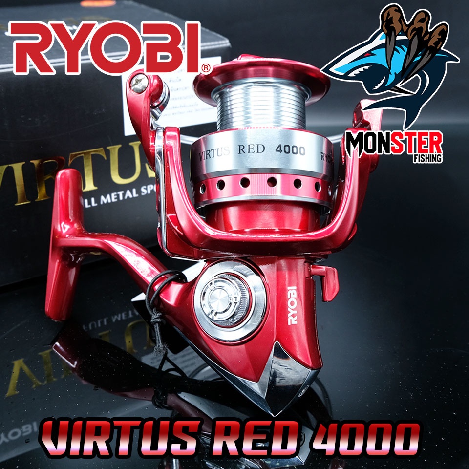 รอกสปินนิ่ง เรียวบิ RYOBI VIRTUS RED 1000/2000/3000/4000/5000/6000/8000 ...