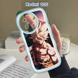 สําหรับ Redmi 12C 11A K30 K20 Mi 9T Pro เคสโทรศัพท์มือถือแบบนิ่ม กันกระแทก กันรอยกล้อง ลายดราก้อนบอล เซเว่น