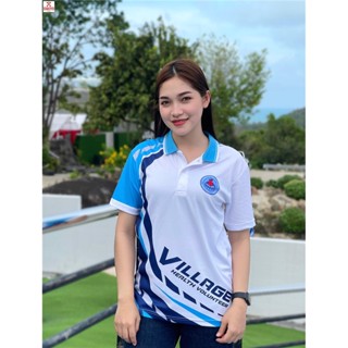 เสื้อโปโลพิมพ์ลายตราอสม. แบบที่2