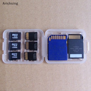 &lt;Arichsing&gt; กล่องเก็บการ์ดหน่วยความจํา Micro SD TF SDHC MSPD 8 ช่อง ลดราคา