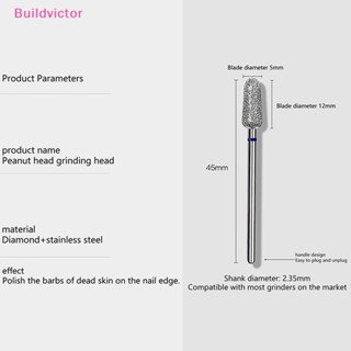 Buildvictor ดอกสว่านโรตารี่ สําหรับตัดหนังกําพร้า