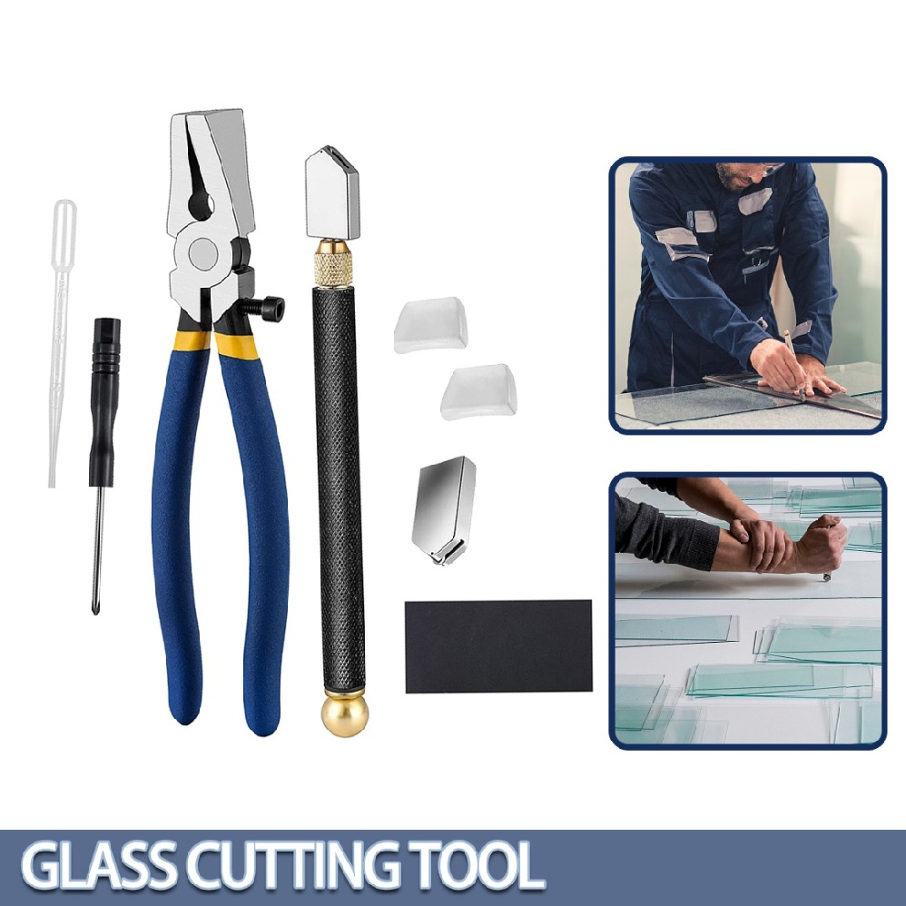 new-glass-cutter-kit-stained-glass-supply-with-glass-running-pliers-glass-cutter