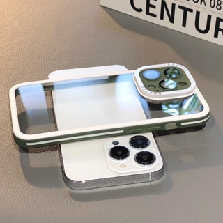 เคสโทรศัพท์มือถือแข็ง แบบใส กันกระแทก สําหรับ เคส compatible iPhone 13 12 14 11 Pro Max