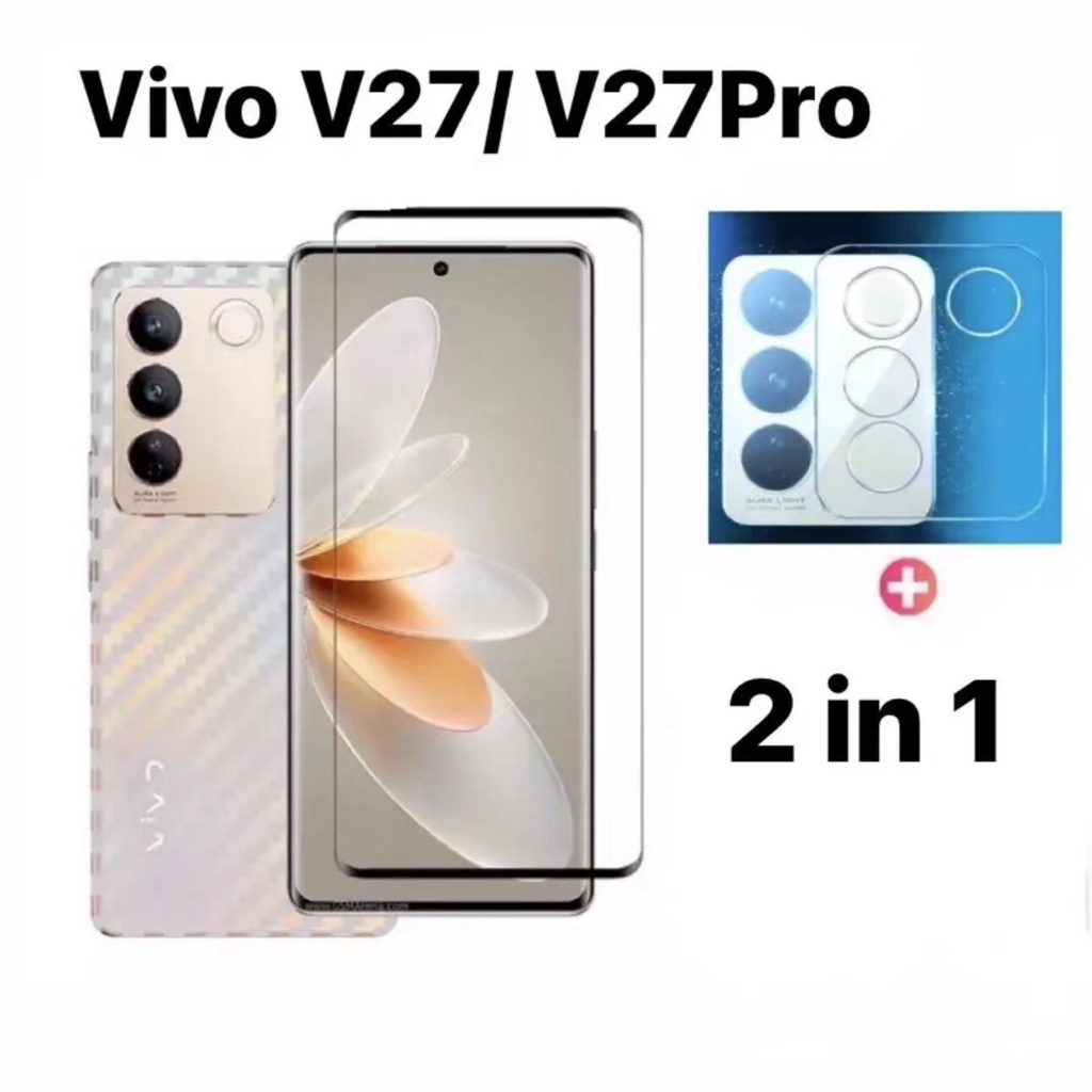 ได้แป็นชุด2in1-vivo-v27-5g-ฟิล์มเลนส์กล้อง-ฟิล์มกระจกเต็มจอขอบดำ-ฟิล์มกันกระแทก-ฟิล์มกระจก-ฟิล์มกระจกกันรอย-ส่งจากไทย