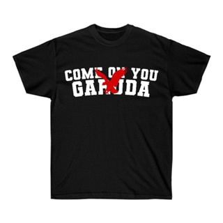 แฟชั่นใหม่ล่าสุด เสื้อยืด ลาย COME ON YOU GARUDA ULTRAS GARUDA สีดํา