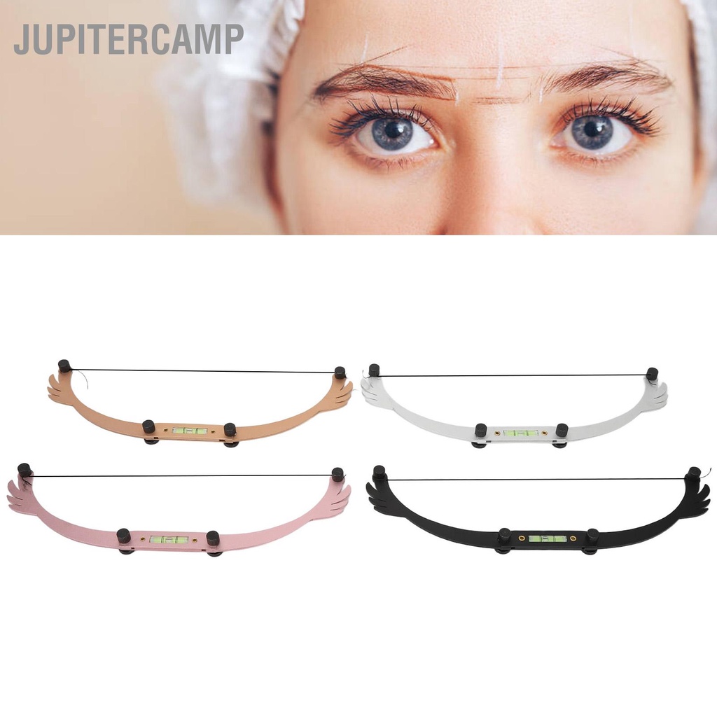 jupitercamp-4-ชุดคิ้วเส้นแต่งหน้าไม้บรรทัดพับได้รูปร่างไม้บรรทัดตำแหน่งเครื่องมือสำหรับการทำแผนที่โบว์คิ้ว