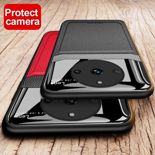เคสโทรศัพท์มือถือหนัง ซิลิโคน pc กันรอยกล้อง สําหรับ Realme 11Pro 11 Pro+ 11 Pro Plus