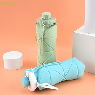 [FSBA] 600ml Folding Silicone Water Bottle Sports Water Bottle Outdoor Travel Portable Water Cup Running Riding Camping Hiking Kettle  KCB