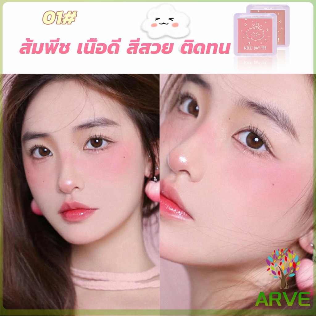 บลัชออน-บลัชออนโทนส้ม-บรัชออนทาแก้ม-เนื้อดี-สีสวย-ติดทน-blush