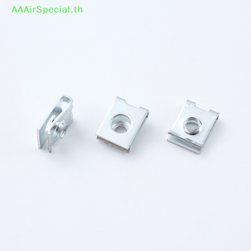 aaairspecial-คลิปสกรู-รูปตัว-u-ป้องกันสนิม-สําหรับรถจักรยานยนต์-m4-m5-m6-10-ชิ้น