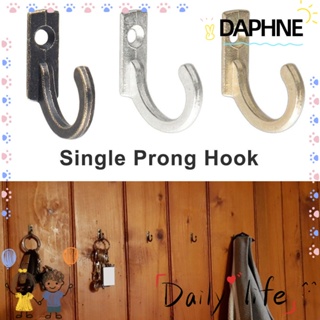 Daphne ตะขอโลหะ สไตล์โบราณ สําหรับแขวนผ้าขนหนู หมวก กุญแจ 10 ชิ้น