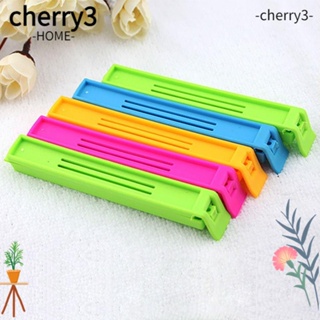 CHERRY3 คลิปซีลถุงพลาสติก ทนทาน สําหรับถนอมอาหาร ขนมขบเคี้ยว ในตู้เย็น