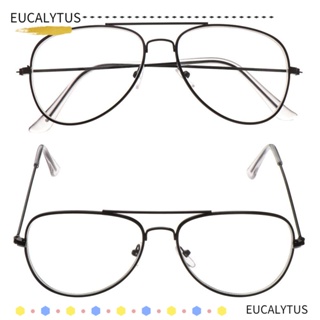 Eutus แว่นสายตาสั้น ผู้หญิง ผู้ชาย ขนาดใหญ่ เบาพิเศษ เรซิน โลหะ แว่นตา