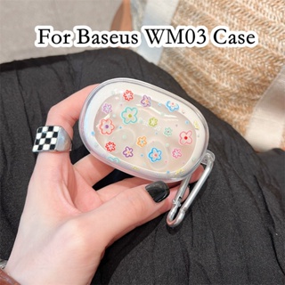 【Case Home】เคสหูฟัง แบบนิ่ม ลายการ์ตูน สําหรับ Baseus WM03 WM03
