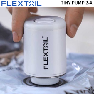 Flextailgear TINY Pump 2X เครื่องปั๊มลม แบบชาร์จไฟ พร้อมโคมไฟในตัว แบตเตอรี่ สําหรับที่นอนไฟฟ้า 2 ชิ้น