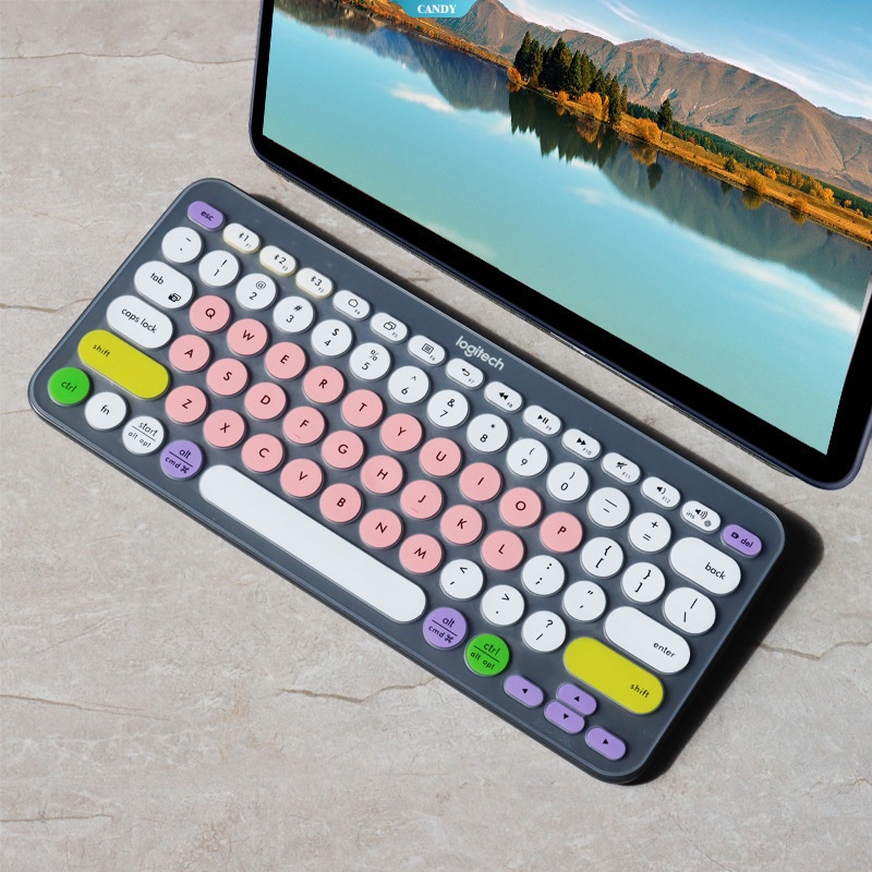 logitech-k380-ฟิล์มป้องกันคีย์บอร์ด-น่ารัก-ฟิล์มป้องกันแป้นพิมพ์แล็ปท็อป-แป้นพิมพ์ซิลิโคน-สีป้องกัน-can