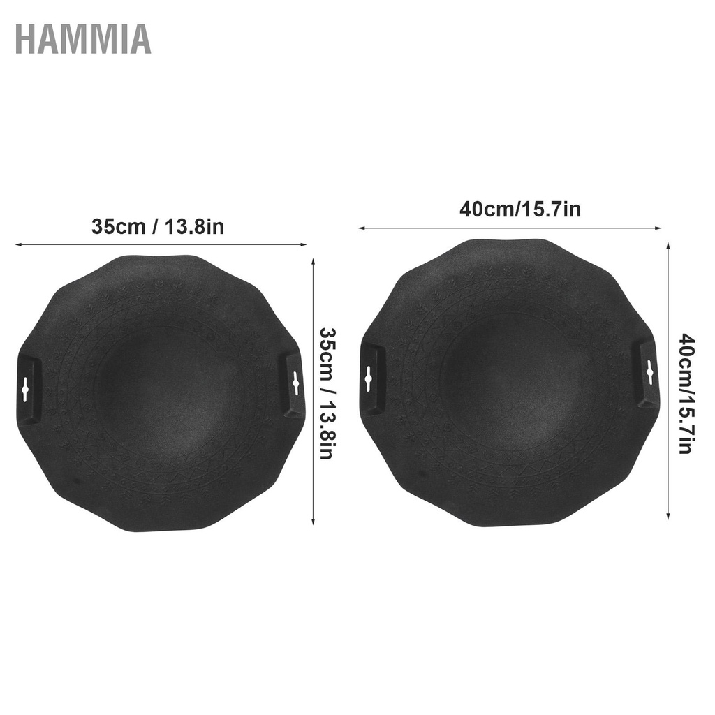 hammia-กระทะย่างบาร์บีคิวแบบพกพาไม่ติดกระทะย่างไร้ควันบ้านจานย่างบาร์บีคิวพร้อมที่จับ