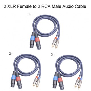 New Arrival~Dual XLR To RCACable 4N OFC Wire Cable Type Composite Connector Type RCA