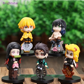 ใหม่ ฟิกเกอร์ Demon Slayer Q Version Agatsuma Zenitsu Kamado Nezuko Tanjirou ของเล่นสําหรับเด็ก