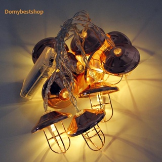 [Domybestshop.th] # สายไฟ LED 50LM ใช้แบตเตอรี่ สไตล์เรโทร สําหรับตั้งแคมป์กลางแจ้ง