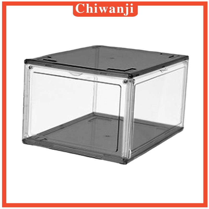 chiwanji-กล่องรองเท้าผ้าใบ-ปิดตู้รองเท้า-สําหรับผู้ชาย-ผู้หญิง-โรงรถ