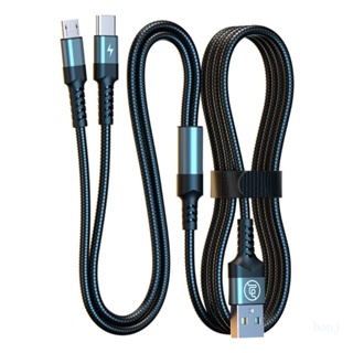 Bonj สายชาร์จ USB เป็น Type-C Micro USB Type-C รองรับการชาร์จ และการส่งข้อมูล Micro USB