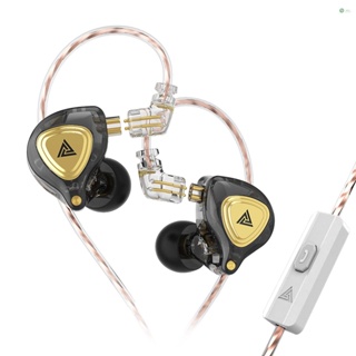 [พร้อมส่ง] Qkz ZX3 หูฟังไดนามิก HIFI ตัดเสียงรบกวน 3.5 มม. ควบคุมระดับเสียง สําหรับโทรศัพท์ PC