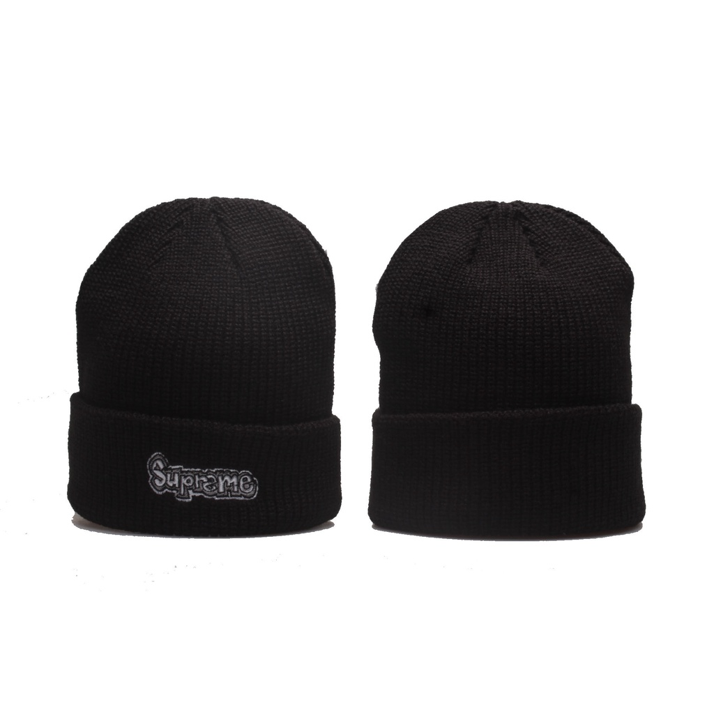 หมวกบีนนี่-ลายโลโก้-supreme-gonz