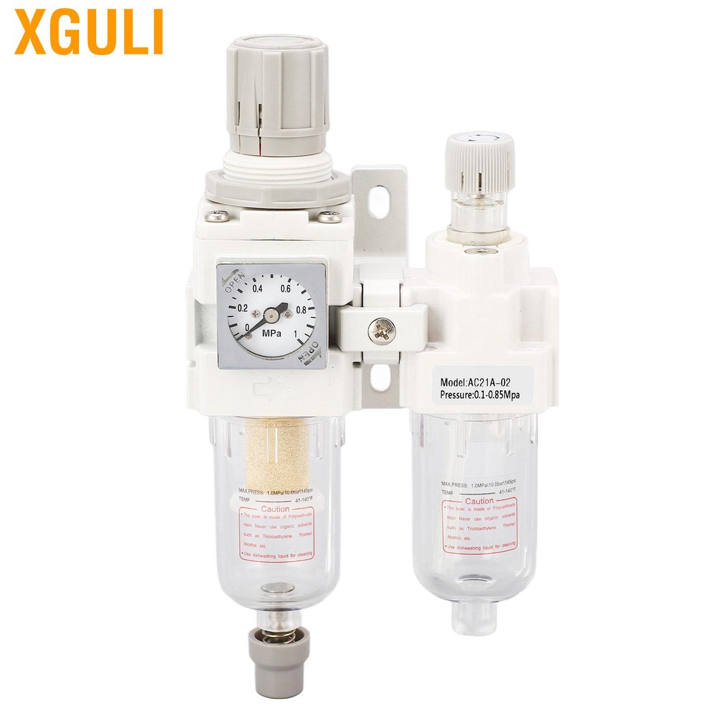 TANIQIACA G1/4in Air Inlet Pressure Regulator For Spray Guns & Pneumatic Tools - Aluminum Alloy, Adjustable 0-10 Bar (0-150 PSI)