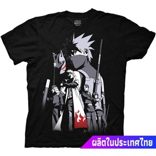 เสื้อยืดแขนสั้นนารูโตะเสื้อยืดกีฬา Ripple Junction Naruto Shippuden Kakashi Story Adult Unisex T-Shirt Naruto Short slee