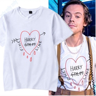 UIเสื้อยืดแขนสั้นพิมพ์ลาย Harry Styles 2022 World Tour แฟชั่น Unisex