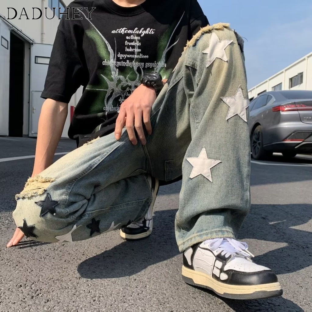 daduhey-mens-2023-new-high-street-fashion-brand-personalized-ripped-jeans-loose-straight-trend-thin-casual-pants