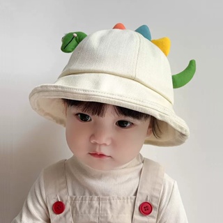 หมวกบักเก็ต กันแดด ป้องกันรังสียูวี ลายไดโนเสาร์น่ารัก เหมาะกับฤดูใบไม้ผลิ และฤดูร้อน สําหรับเด็กผู้ชาย และเด็กผู้หญิง อายุ 1-4 ปี