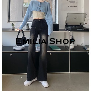 EMILIA SHOP  กางเกงขายาว กางเกงเอวสูง ผู้หญิงสไตล์เกาหลี 2023 ใหม่  คุณภาพสูง ins พิเศษ High quality A27L029 36Z230909