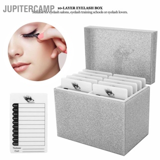 JUPITERCAMP กล่องเก็บขนตา 10 ชั้น Lashes Display Case ที่ใส่กล่องเก็บเครื่องสำอางอะคริลิค