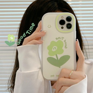 Summer Green Flower Phone Case for Iphone11promax Soft Case for iphone 13 Female 12/XR All-Inclusive XR Niche