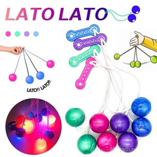 Lato Lato ลาโต้ ของ บอลไวรัส ขนาด 29 ซม.มีไฟ LED ของเล่นสำหรับเด็ก เล่น pro-clackers ball --SL402142