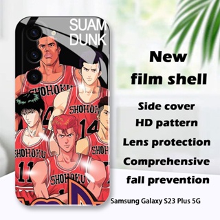 สําหรับ Samsung Galaxy S23 Plus S23 Ultra S23 S22 Plus Ultra 5G เคสมือถือ แบบแข็ง ลายการ์ตูนสแลมดังก์ กันกระแทก ป้องกันกล้อง