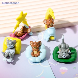 [Delicatesea] ตุ๊กตาฟิกเกอร์ รูปแมว และหนู สําหรับตกแต่งภายในรถยนต์