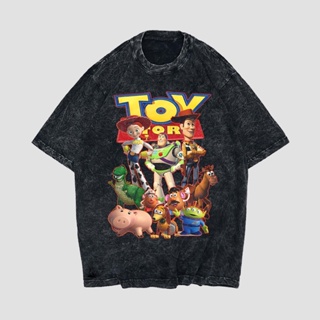 เสื้อยืด ขนาดใหญ่ พิมพ์ลาย Disney Toy Story โอเวอร์ไซซ์ | ล้างสตอรี่ทอยสตอรี่