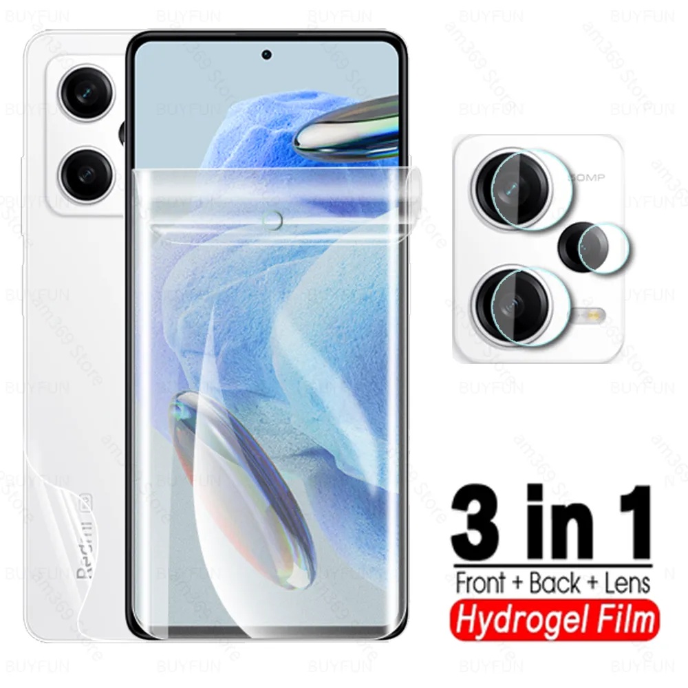 3in1-screen-protector-for-xiaomi-redmi-note-12-pro-plus-5g-4g-turbo-note12-12s-front-back-soft-hydrogel-film-camera-film