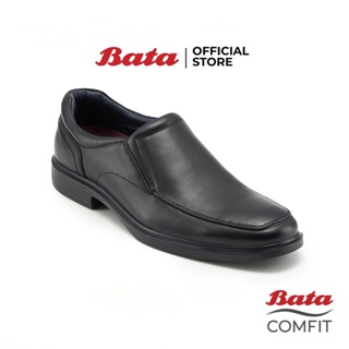 Bata บาจา รองเท้าคัทชูหุ้มส้น พิธีการ ทางการ ใส่ทำงาน สุภาพ สวมใส่ง่าย  สำหรับผู้ชาย รุ่น NOVEL สีดำ รหัส 8546297