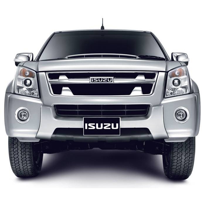 แนะนำ-หน้ากระจังดีแม็ก-dmax-platinum-2007-2008-2009-2010-2011-สีดำด้าน-พร้อม-isuzu-โลโก้แดง