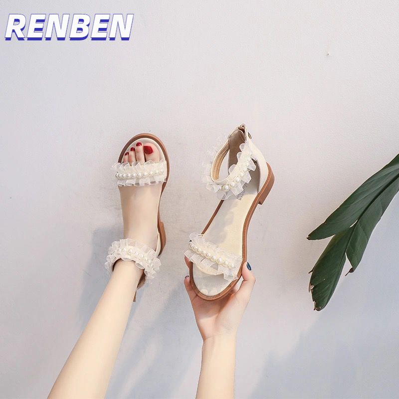 renben-ใหม่อินเทอร์เน็ตคนดังรองเท้าสีขาวผู้หญิงหนา-soled-มัฟฟินกีฬารองเท้าแตะผู้หญิง