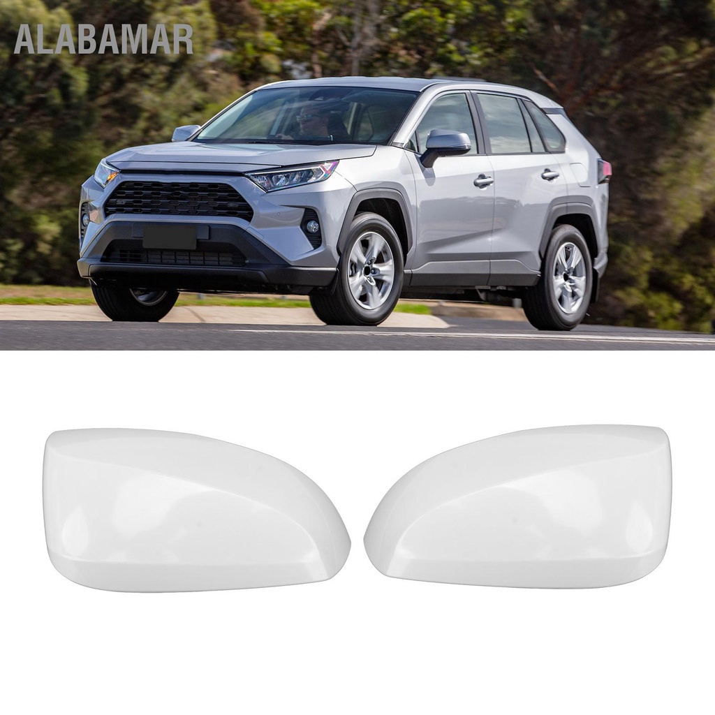 alabamar-ฝาครอบกระจกมองหลังด้านข้างฝาครอบกระจกมองหลังสำหรับ-rav4-2020