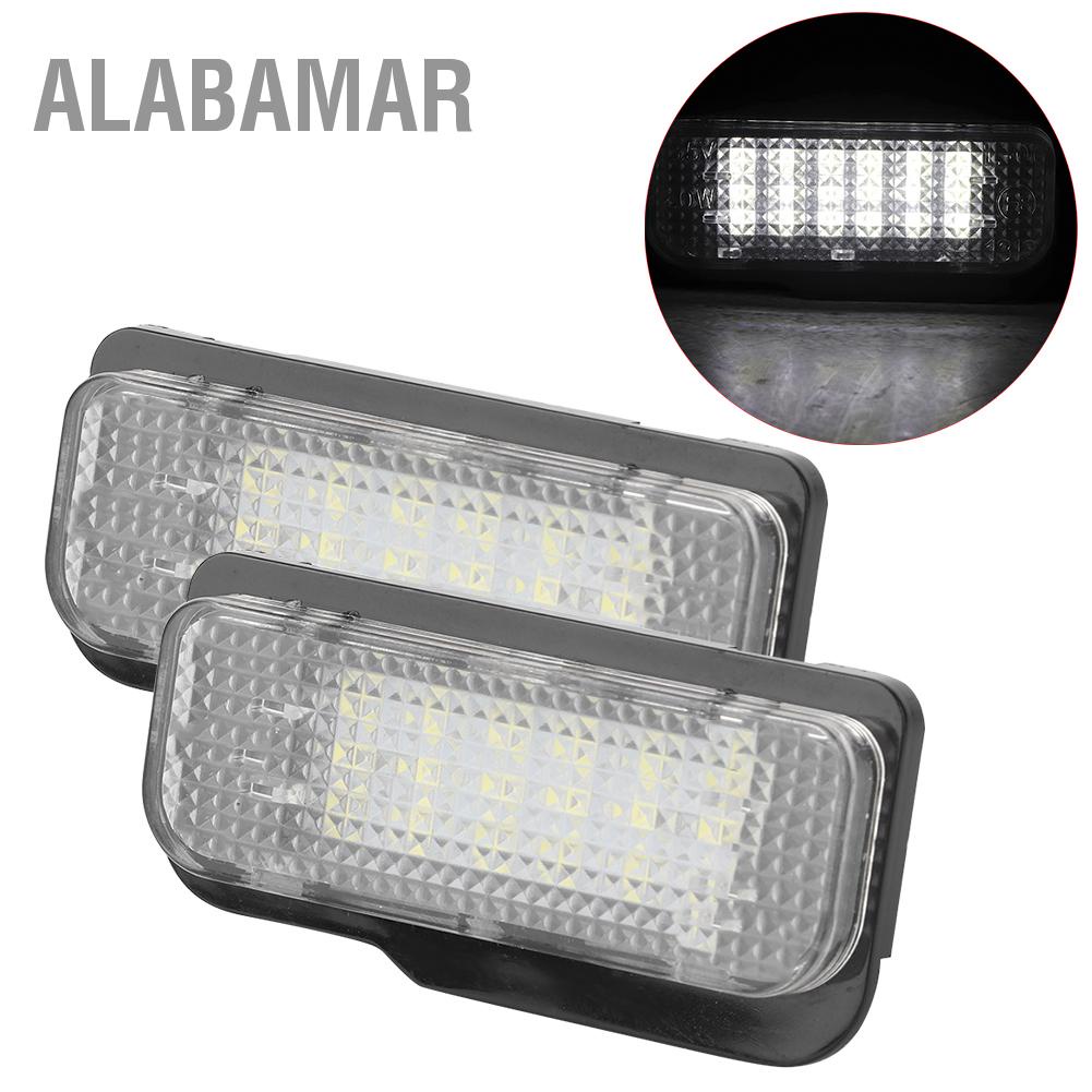 alabamar-2-ชิ้นรถ-6000k-แหล่งกำเนิดแสง-led-โคมไฟป้ายทะเบียนเหมาะสำหรับเทสลารุ่น-s-2555-2558